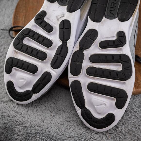 Nike Trainers Mens 6 Air Max Sequent 4 Grey White Running Shoes School Gym - Picture 7 of 8